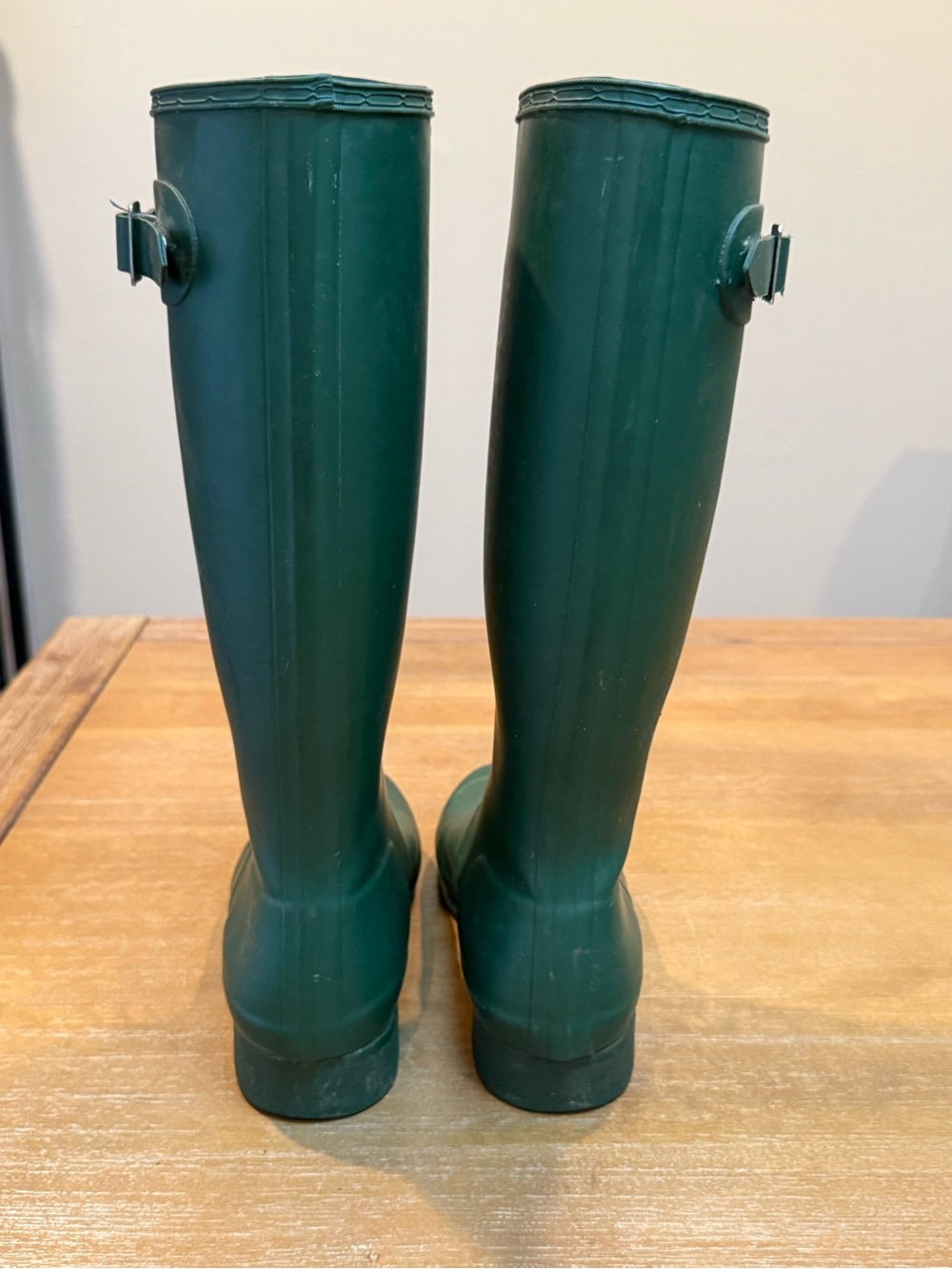 Hunter Women’s Original Tall Waterproof Rain Boot Hunter Green US 7 EU 38 - Picture 4 of 9
